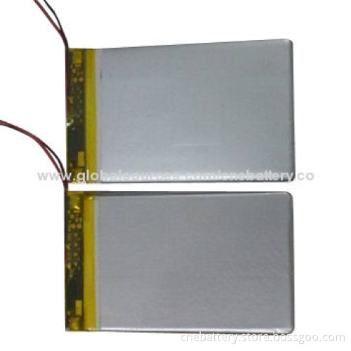 Lithium Polymer Battery, PL783450, 3.7V, 1400mAh, CE-certifiedNew